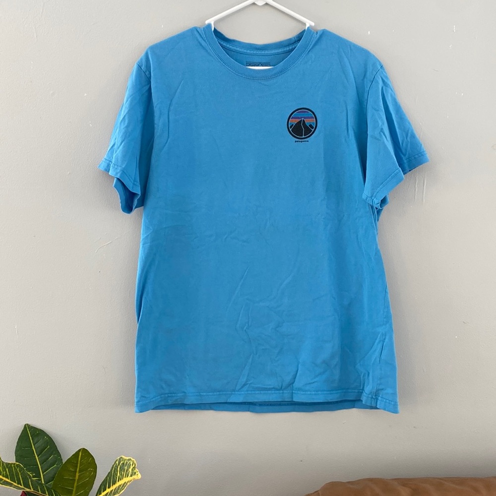 PATAGONIA mens T-shirt blue